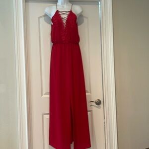 Red Wayf maxi dress S